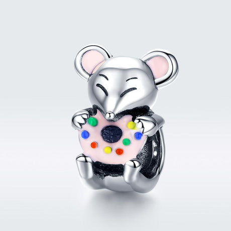 925 Sterling Silver Beaded Mouse Bracelet Accessories