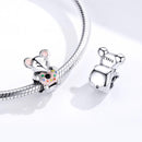 925 Sterling Silver Beaded Mouse Bracelet Accessories
