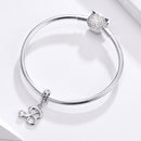 925 Sterling Silver Personalized Letter Pendant For Diy Bracelets And Necklaces Style - Y