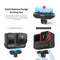 Amagisn Magnetic Quick Release For Insta360 Ace Pro Sports Camera