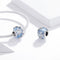 925 Sterling Silver Sparkling Snowflake Beads For Diy Bracelets & Necklaces