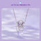 925 Sterling Silver Moon Butterfly Pendant Necklace