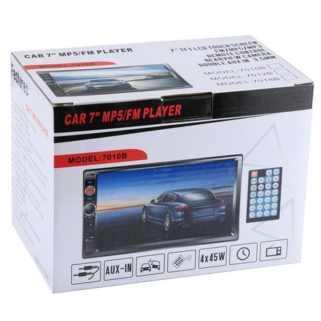 7 Inch Hd Touch Car Radio W / Bluetooth Remote Rearview Camera 6800 Module Fm / Tf / Usb