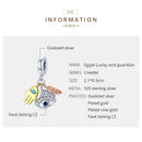 925 Sterling Silver Feather Pendant For Diy Bracelets & Necklaces