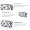 925 Sterling Silver Flower Bead Bracelet & Necklace Set