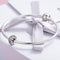 925 Sterling Silver Heartbeat Bead Pendant For Diy Bracelets And Necklaces
