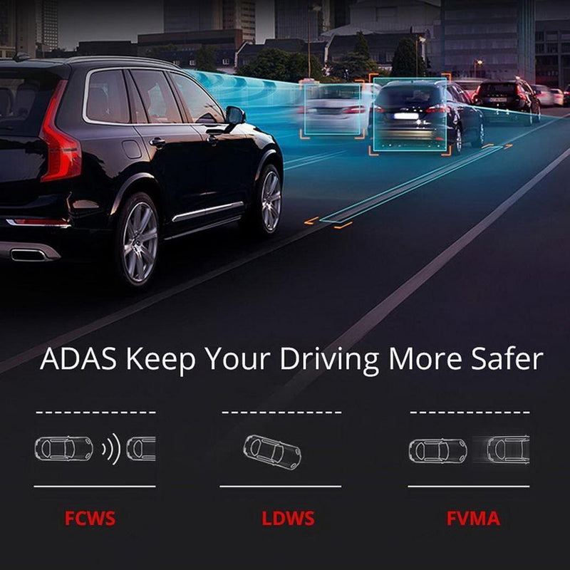 5 Dual Lens Car Dvr with 1080p Fhd Touch-screen