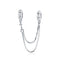 925 Sterling Silver Simple Safety Chain For Diy Bracelets