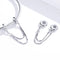925 Sterling Silver Simple Safety Chain For Diy Bracelets