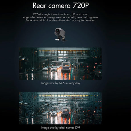 9.66 Fhd Ips Touch Screen Car Dvr With Starlight Night Vision