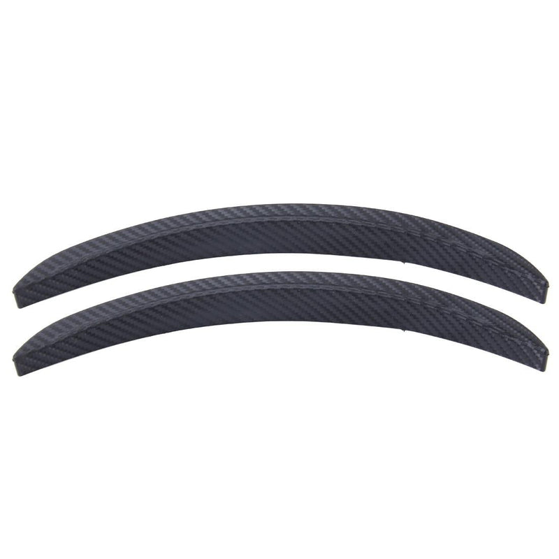 2 Pcs Car Auto Rubber Fender Guard Protection Strip Scratch Protector Sticker - Size 24 X 2Cm