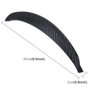 2 Pcs Car Auto Rubber Fender Guard Protection Strip Scratch Protector Sticker - Size 24 X 2Cm