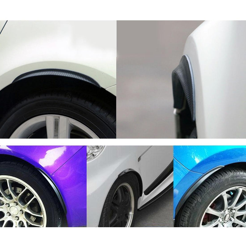 2 Pcs Car Auto Rubber Fender Guard Protection Strip Scratch Protector Sticker - Size 24 X 2Cm