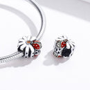 925 Sterling Silver Ladybug Beads For Diy Bracelets & Necklaces