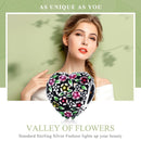 925 Sterling Silver Floral Valley Beads For Diy Bracelets & Necklaces