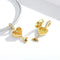 925 Sterling Silver Heart Honeycomb Bee Pendant For Bracelet Or Necklace