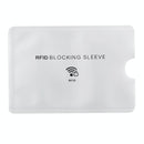 100 Rfid Blocking Aluminum Foil Card Sleeves - 9.1 x 6.3cm