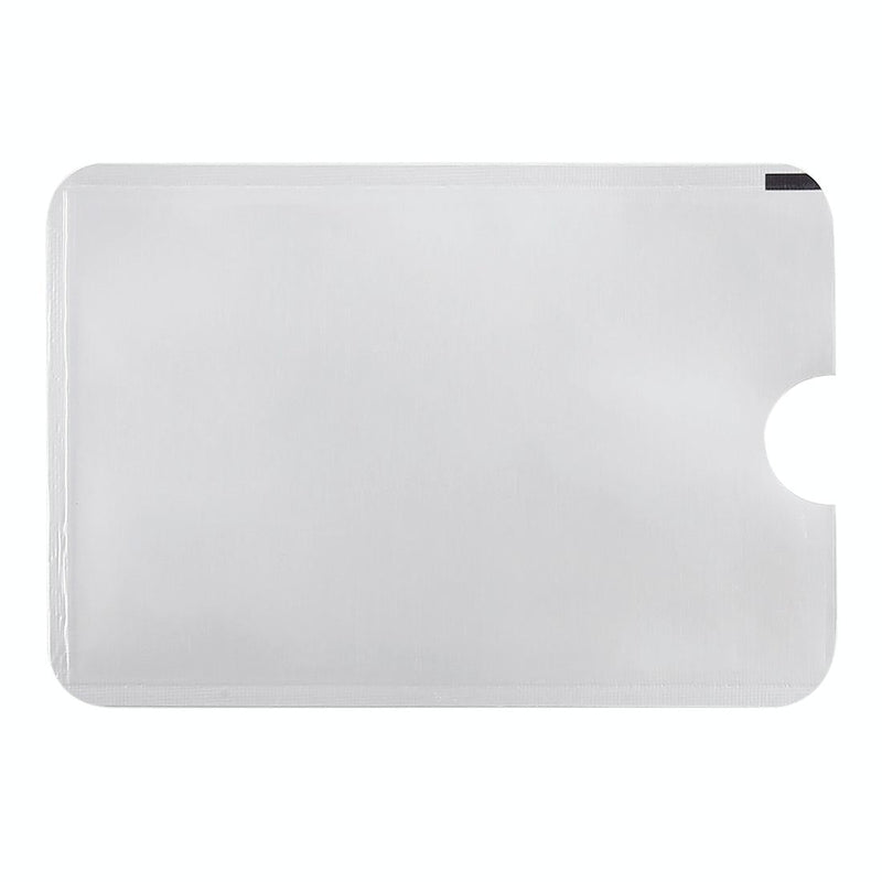 100 Rfid Blocking Aluminum Foil Card Sleeves - 9.1 x 6.3cm
