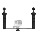 Aluminum Dual Handle Tray For Underwater Cameras