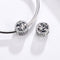 925 Sterling Silver Rose Beaded Bracelet Charm
