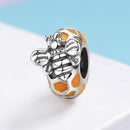 925 Sterling Silver Bee Charm For Diy Bracelets & Necklaces