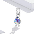 925 Sterling Silver Fantasy Fish Pendant For Diy Bracelets & Necklaces