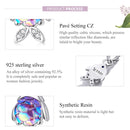 925 Sterling Silver Fantasy Fish Pendant For Diy Bracelets & Necklaces