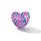 925 Sterling Silver Contrast Heart Beads For Diy Bracelets & Necklaces