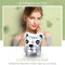 925 Sterling Silver Schnauzer Beads Platinum Plated