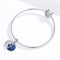 925 Sterling Silver Starry Sky Pendant For Diy Bracelets & Necklaces