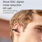 Touch Bone Conduction Bluetooth Earphone with Charging Warehouse - Ear Clip Type - Purple