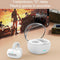 Touch Bone Conduction Bluetooth Earphone with Charging Warehouse - Ear Clip Type - Purple