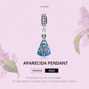 925 Sterling Silver Virgin Pendant For Diy Bracelets & Necklaces