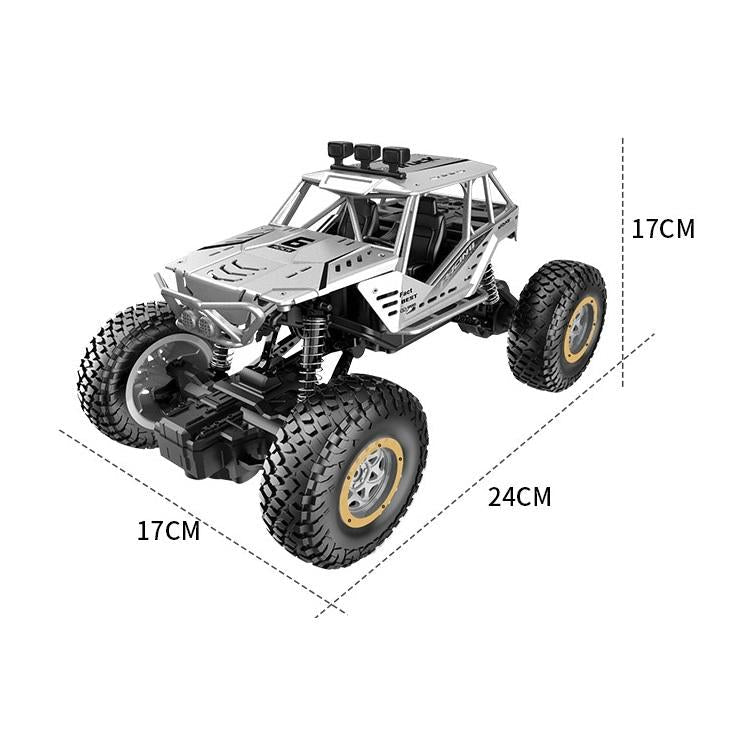 Large Alloy Off-road Rc Car for Kids - Silver