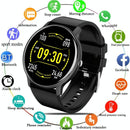Heart Rate / Blood Oxygen / Blood Pressure Monitoring Bluetooth Smart Calling Watch - Mesh Pink