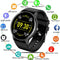 Heart Rate / Blood Oxygen / Blood Pressure Monitoring Bluetooth Smart Calling Watch - Mesh Pink