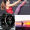 Heart Rate / Blood Oxygen / Blood Pressure Monitoring Bluetooth Smart Calling Watch - Mesh Pink
