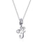 925 Sterling Silver Personalized Letter Pendant For Diy Bracelets And Necklaces Style - F
