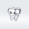 925 Sterling Silver Handmade Tooth Charm For Diy Beaded Accessories