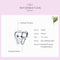 925 Sterling Silver Handmade Tooth Charm For Diy Beaded Accessories