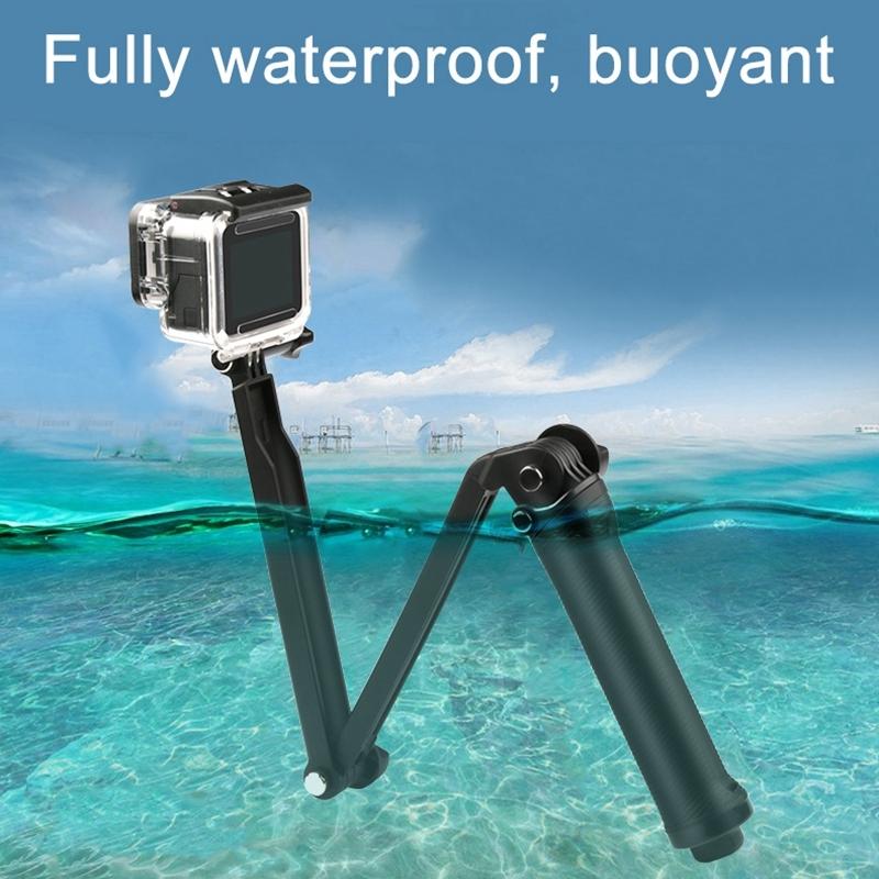 3-in-1 Monopod Tripod Selfie Stick for Gopro Hero12 - Portable and Versatile