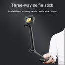 3-in-1 Monopod Tripod Selfie Stick for Gopro Hero12 - Portable and Versatile
