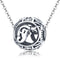 925 Sterling Silver 26 English Letter Beads For Diy Bracelets & Necklaces Style - F