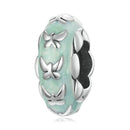 925 Sterling Silver Natural Butterfly Pendant For Diy Bracelets Bsc653 Style - Butterfly