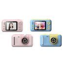 2.4 Hd Reversible Kids Camera + 16G Memory Card & Reader - Pink
