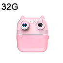 Instant Print Camera With Dual Lens - 2.8 Screen For Kids Blue