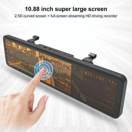 10.88 Ips Touch Screen Car Dvr Recorder - Ultra Hd 1080p