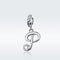 925 Sterling Silver Personalized Letter Pendant For Diy Bracelets & Necklaces Style - P