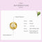 925 Sterling Silver Golden Daisy Beaded Bracelet Charms