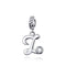 925 Sterling Silver 26 English Letter Beads For Diy Bracelets & Necklaces Style - Z